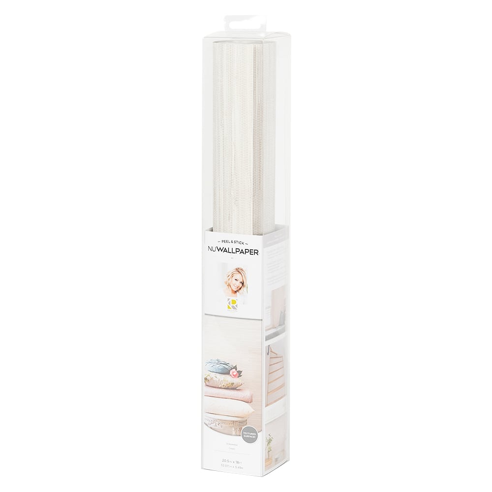 Papier peint Peler & Coller tissé crème