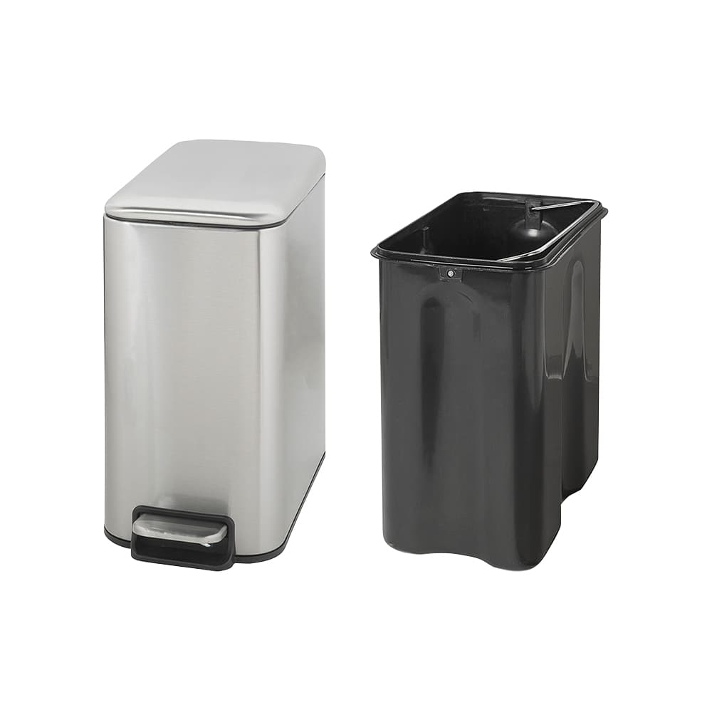 Poubelle à pédale acier inoxydable 5 L NEKTRA