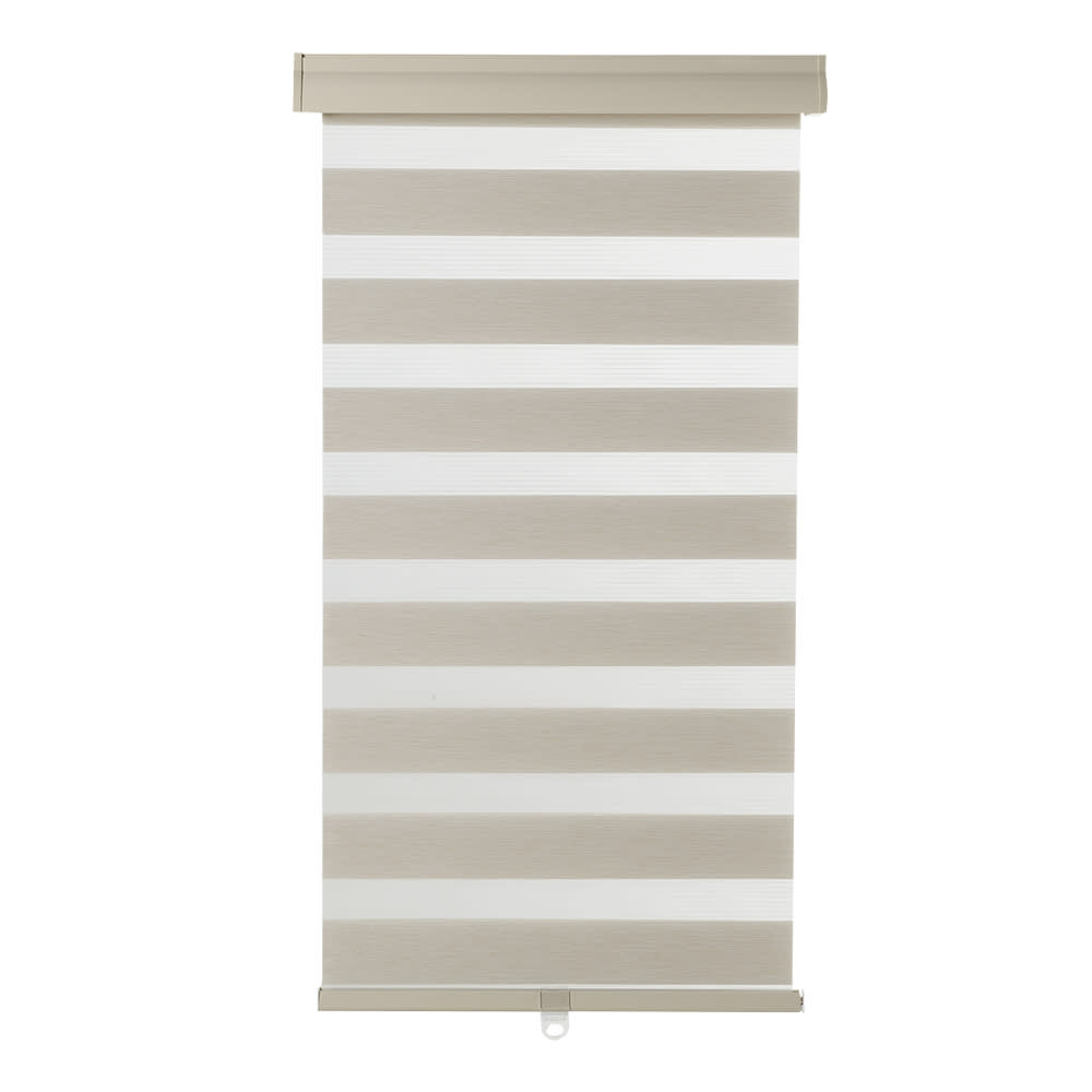 Toile à rouleau à bandes alternées 24&nbsp;po&nbsp;x&nbsp;84&nbsp;po beige VERTUO
