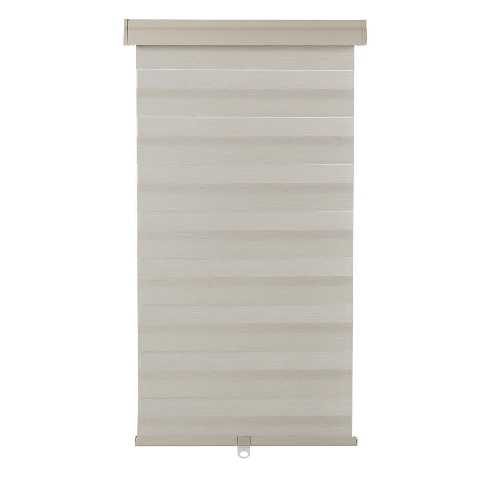 Toile à rouleau à bandes alternées 24&nbsp;po&nbsp;x&nbsp;84&nbsp;po beige VERTUO