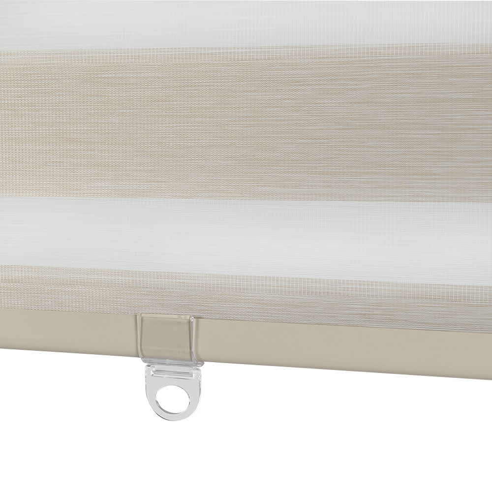 Toile à rouleau à bandes alternées 24&nbsp;po&nbsp;x&nbsp;84&nbsp;po beige VERTUO