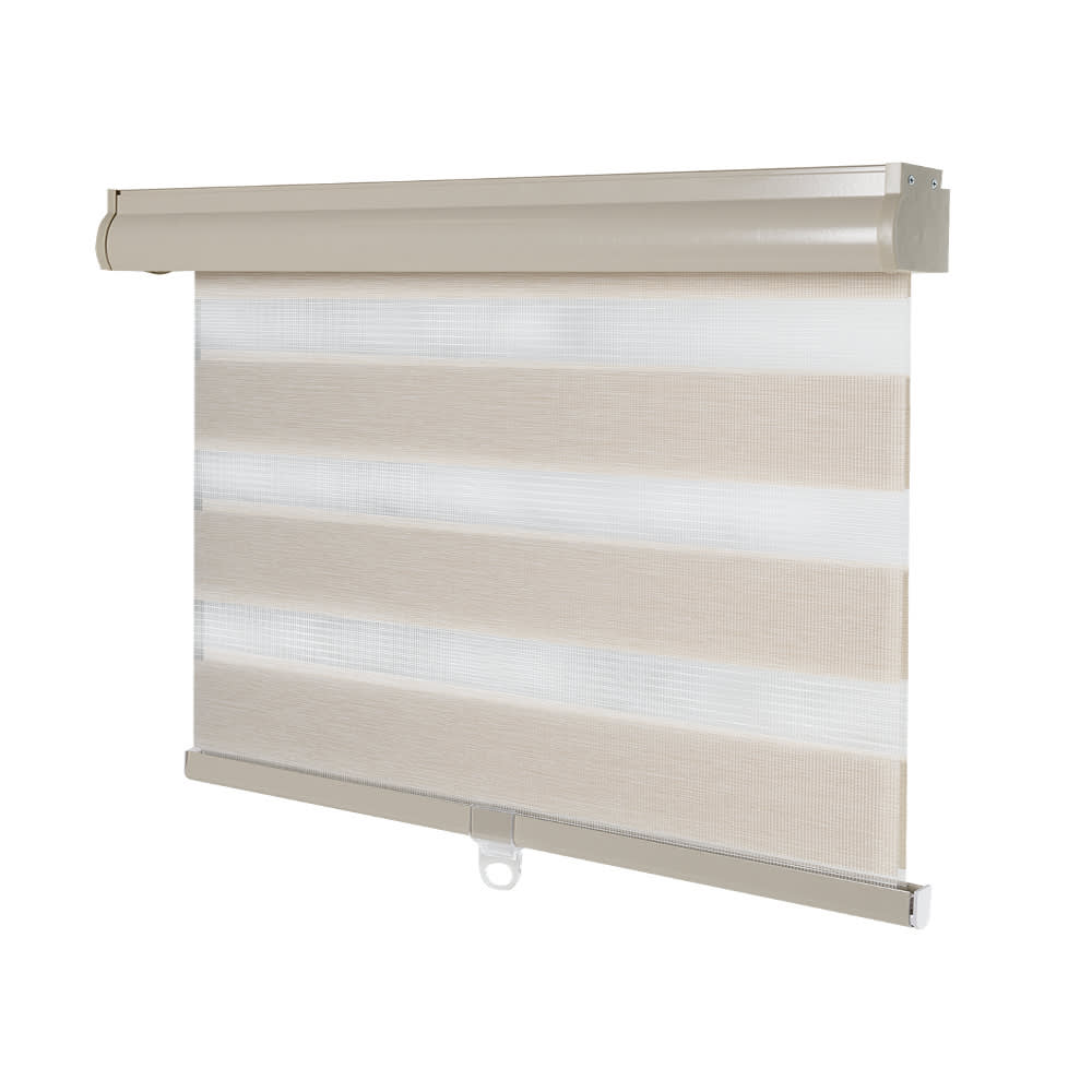 Toile à rouleau à bandes alternées 36&nbsp;po&nbsp;x&nbsp;84&nbsp;po beige VERTUO