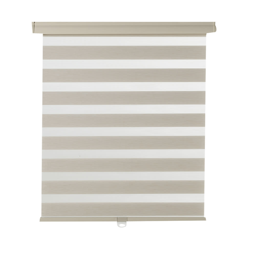 Toile à rouleau à bandes alternées 48&nbsp;po&nbsp;x&nbsp;84&nbsp;po beige VERTUO