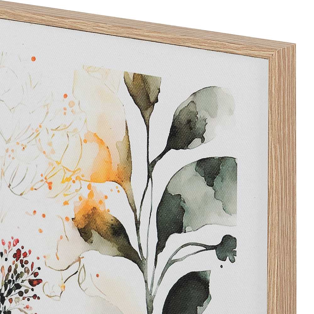 Ensemble de 3 reproductions sur toile Nature colorée 7 7/8 po x 11 3/4 po VERTUO