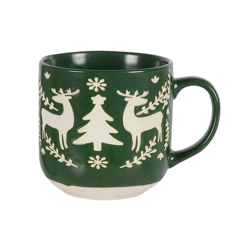 Tasse en céramique chevreuils 400 ml