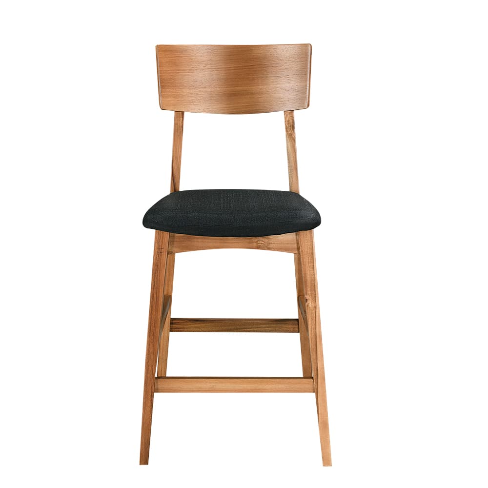 Tabouret Acacia noir ASTELLA