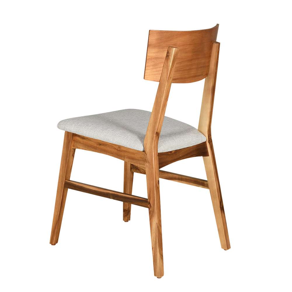 Chaise de salle à manger Acacia beige ASTELLA