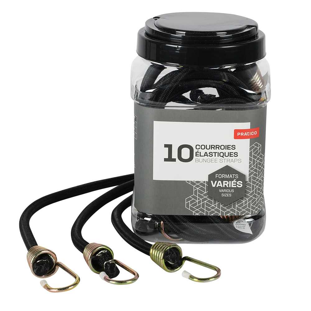 Ensemble de 10 courroies élastiques