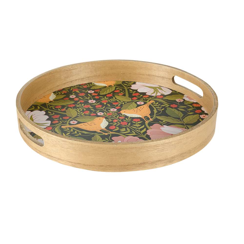 Plateau décoratif Jardin fleuri 13 3/4 po VERTUO