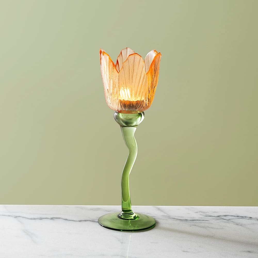 Bougeoir en verre VERTUO