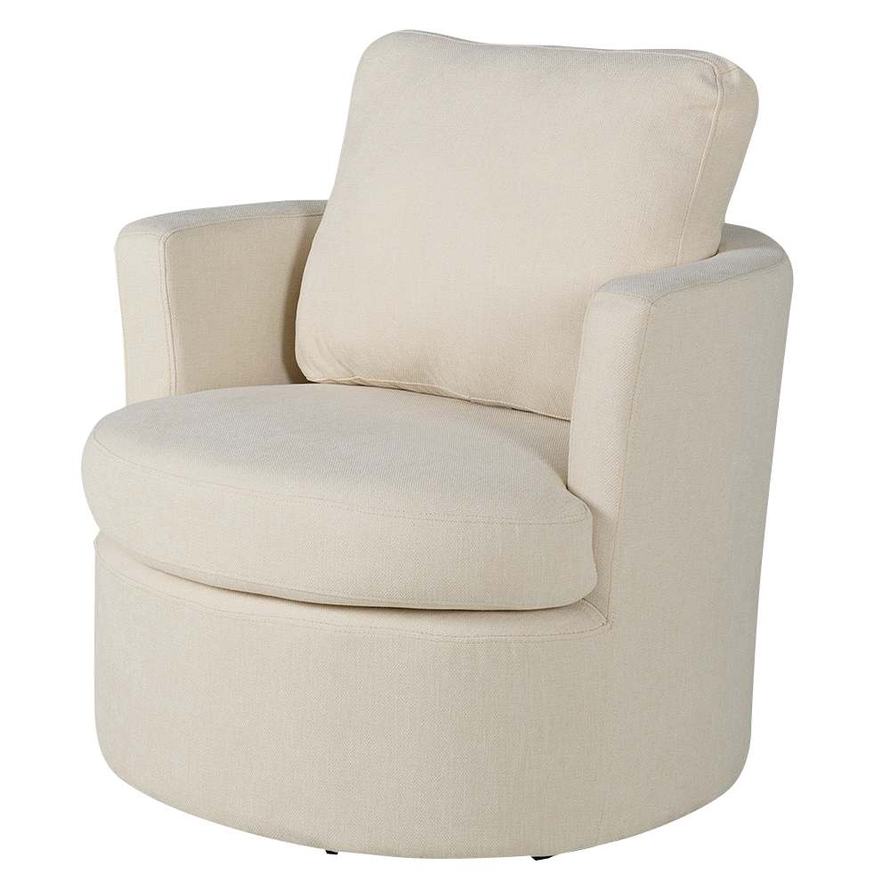 Fauteuil pivotant Cosmo beige VERTUO