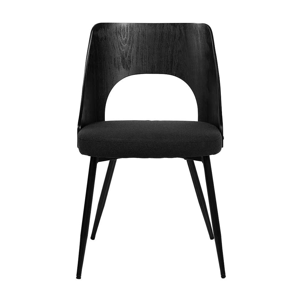 Chaise de salle à manger Andy noire VERTUO