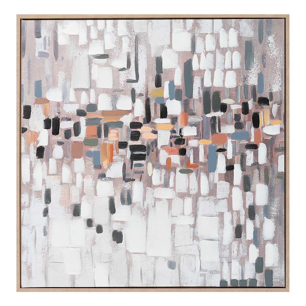 Reproduction sur toile Vie moderne 31 1/2 po x 31 1/2 po VERTUO