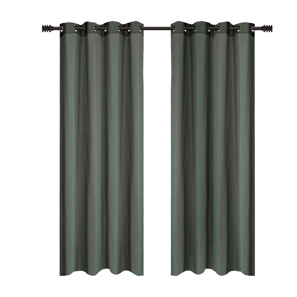 Rideaux semi-opaques à œillets Conifère 54&nbsp;po&nbsp;x&nbsp;84&nbsp;po&nbsp;Pqt/2 VERTUO