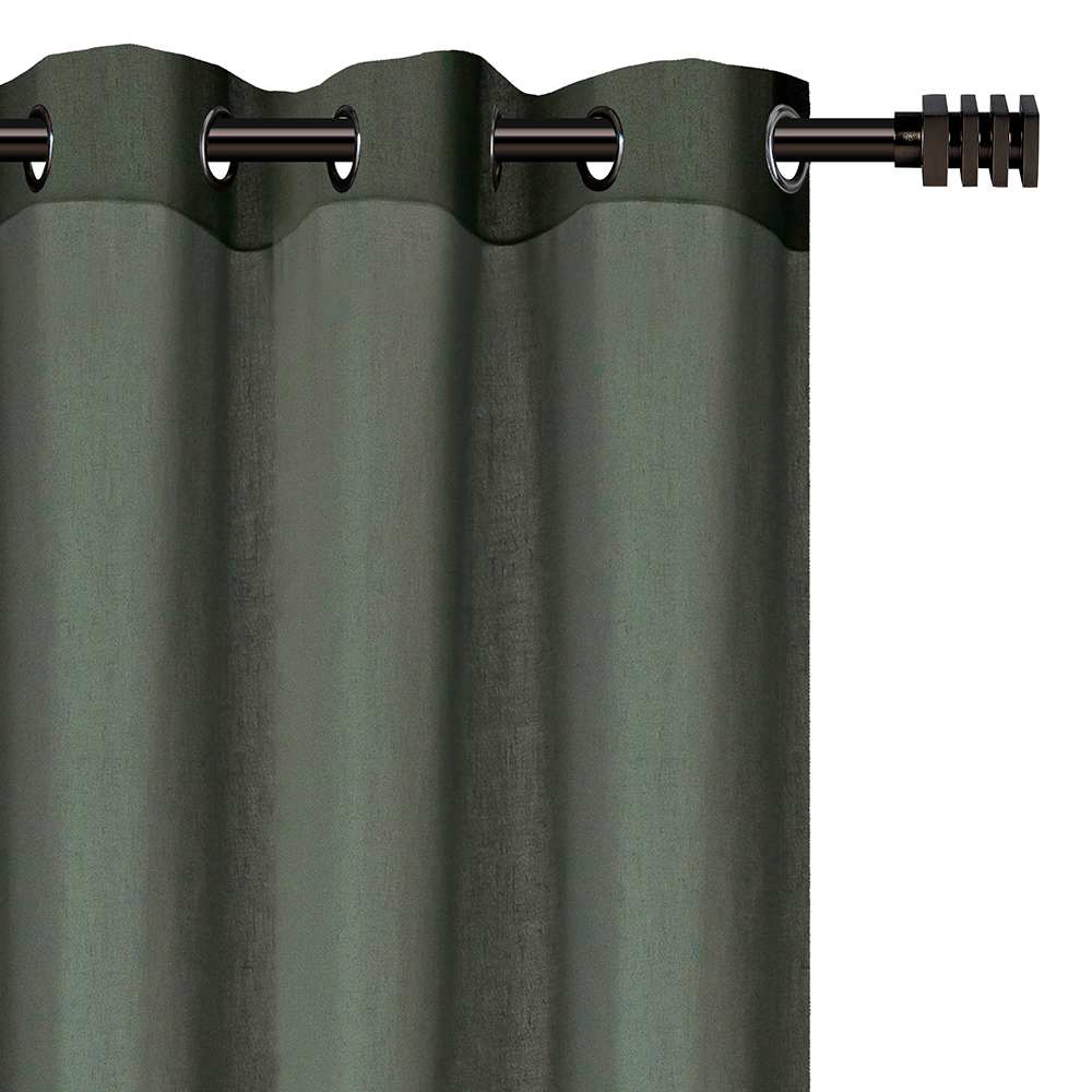 VERTUO Semi-Opaque Grommet Curtains Conifere 54&nbsp;in.&nbsp;x&nbsp;84&nbsp;in. Pkg/2