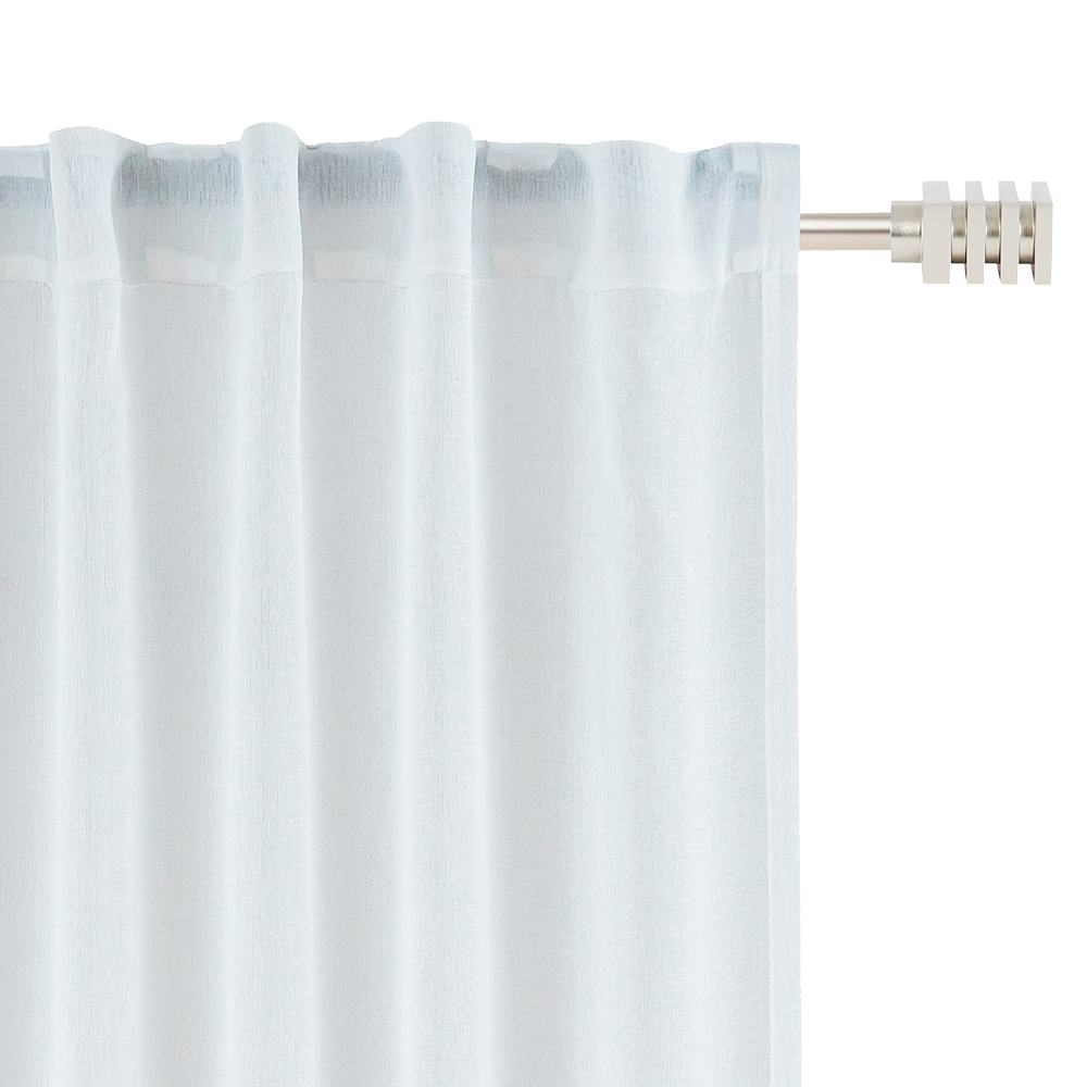 Rideaux voilés à passants dissimulés Nature 54&nbsp;po&nbsp;x&nbsp;84&nbsp;po&nbsp;Pqt/2 VERTUO