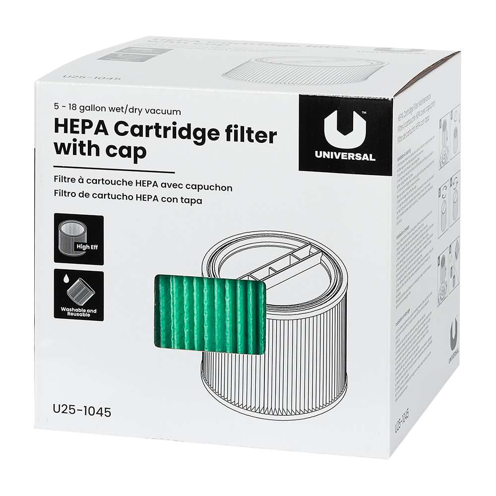 HEPA Filter Cartridge 5-18 Gallon