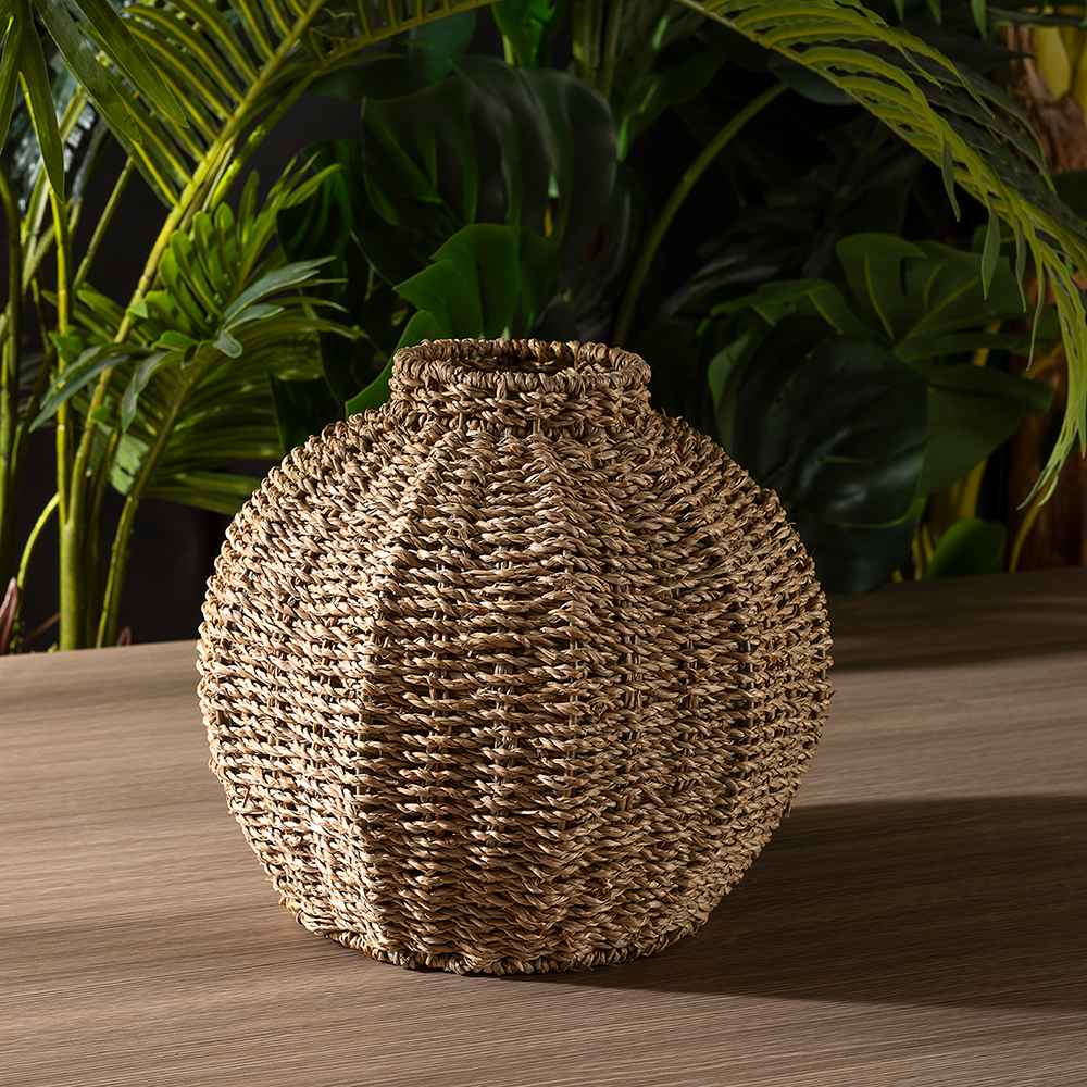 Vase décoratif en rotin VERTUO