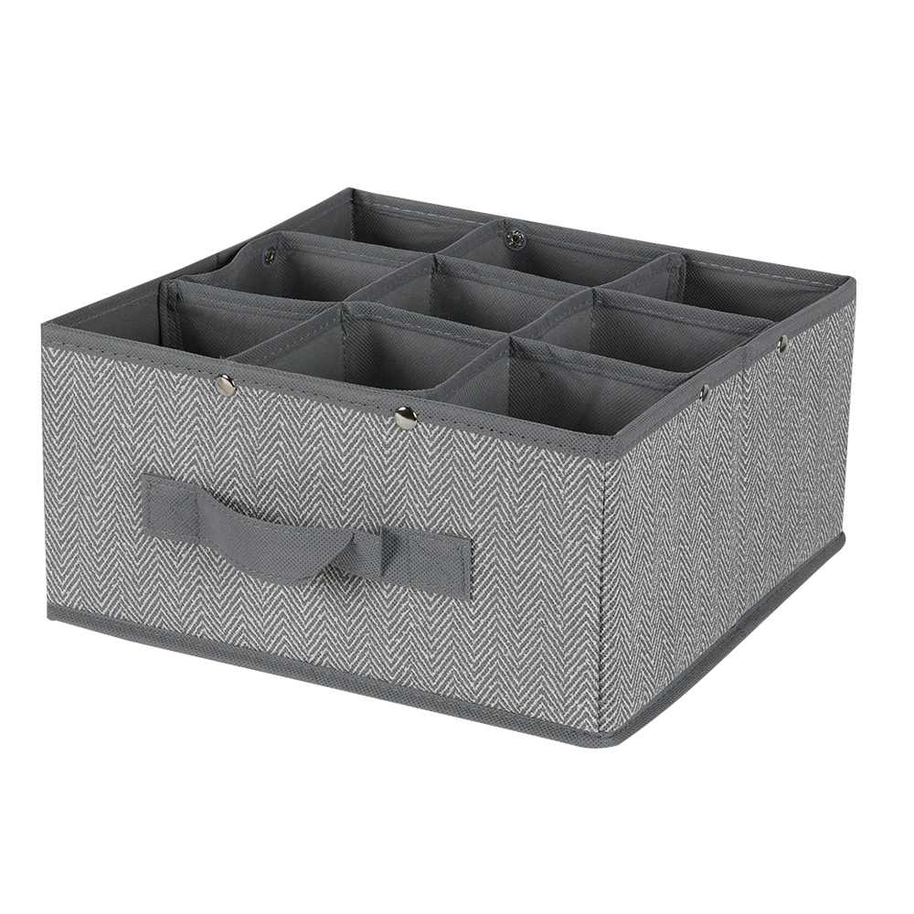 Panier de rangement modulaire gris 10 5/8 po