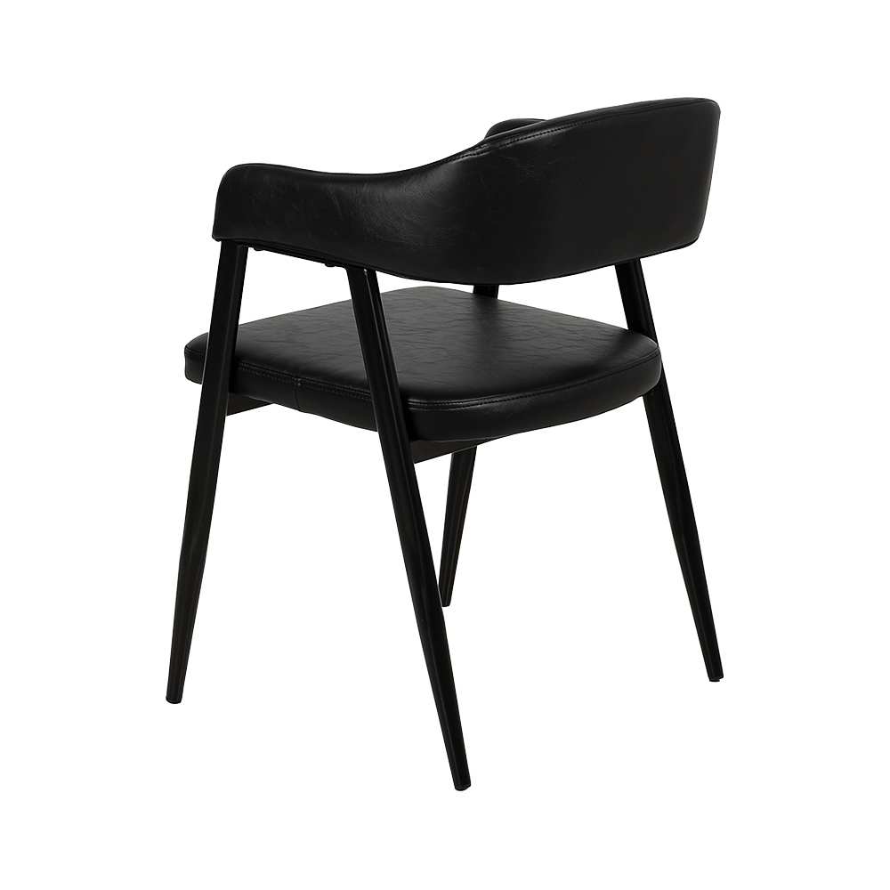 Chaise de salle à manger Winston noire Pqt/2 ASTELLA