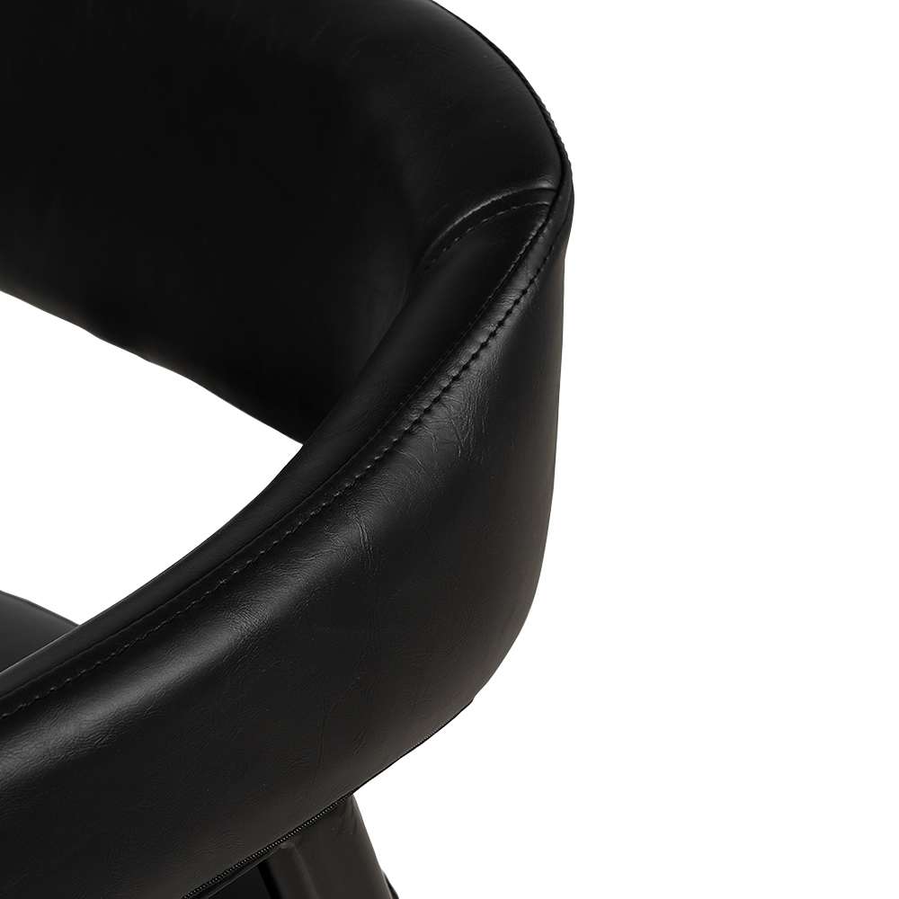 Chaise de salle à manger Winston noire Pqt/2 ASTELLA