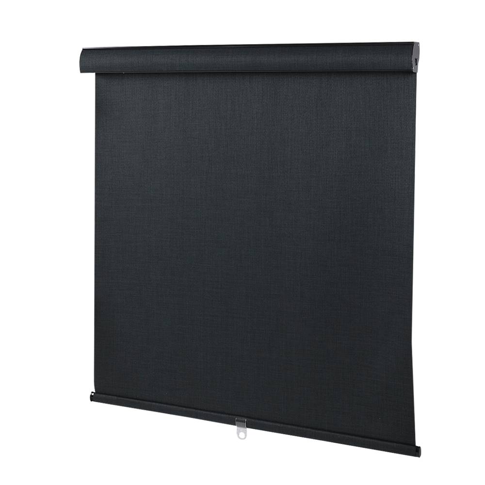 VERTUO Blackout Blind 33 in. x 84 in. Black