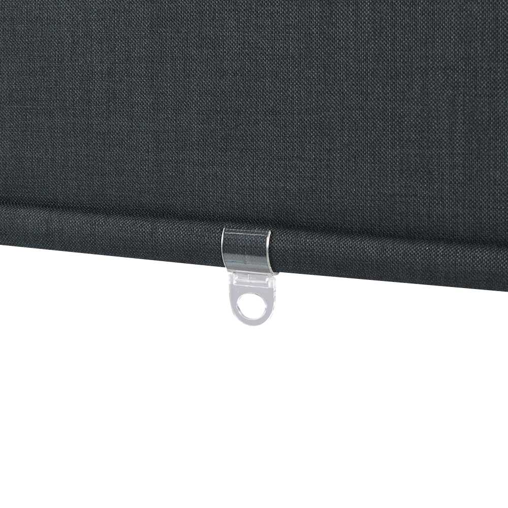 VERTUO Blackout Blind 33 in. x 84 in. Black