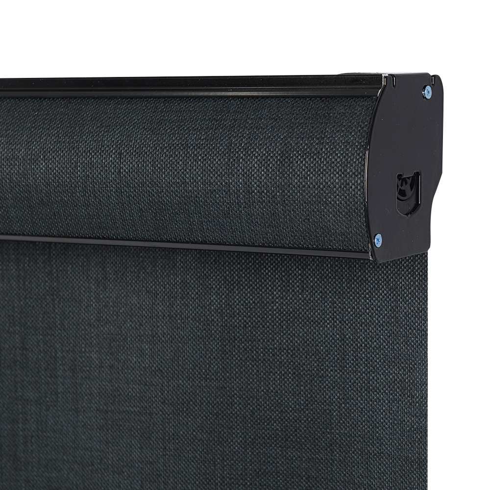 VERTUO Blackout Blind 33 in. x 84 in. Black