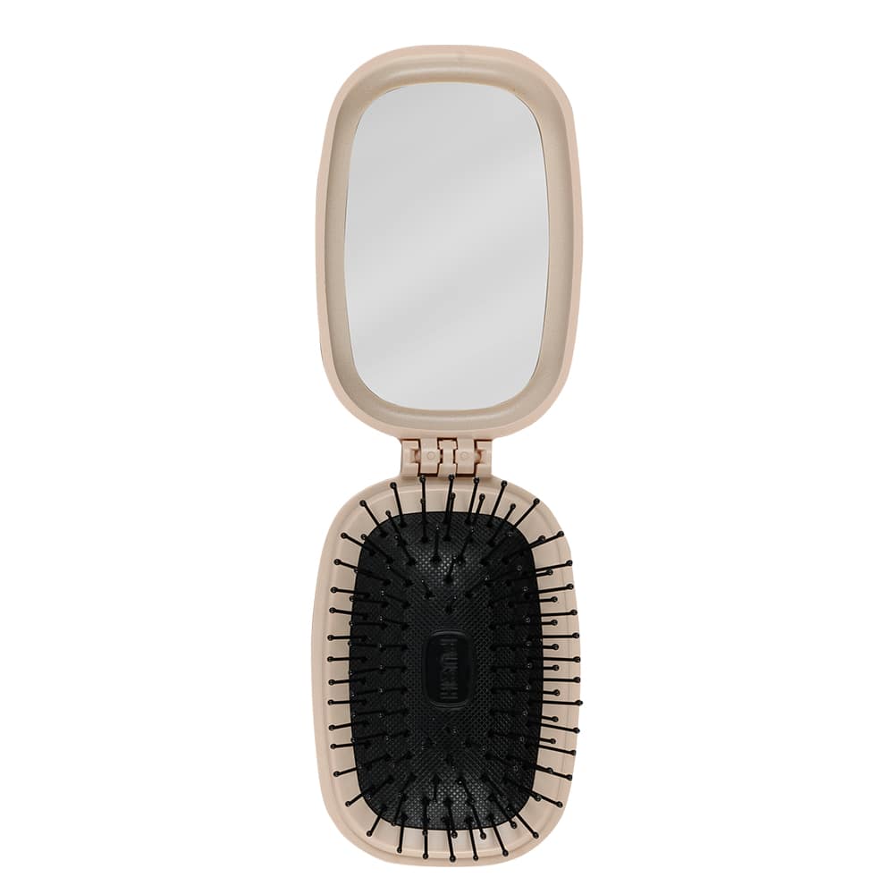 Combo brosse/miroir repliable