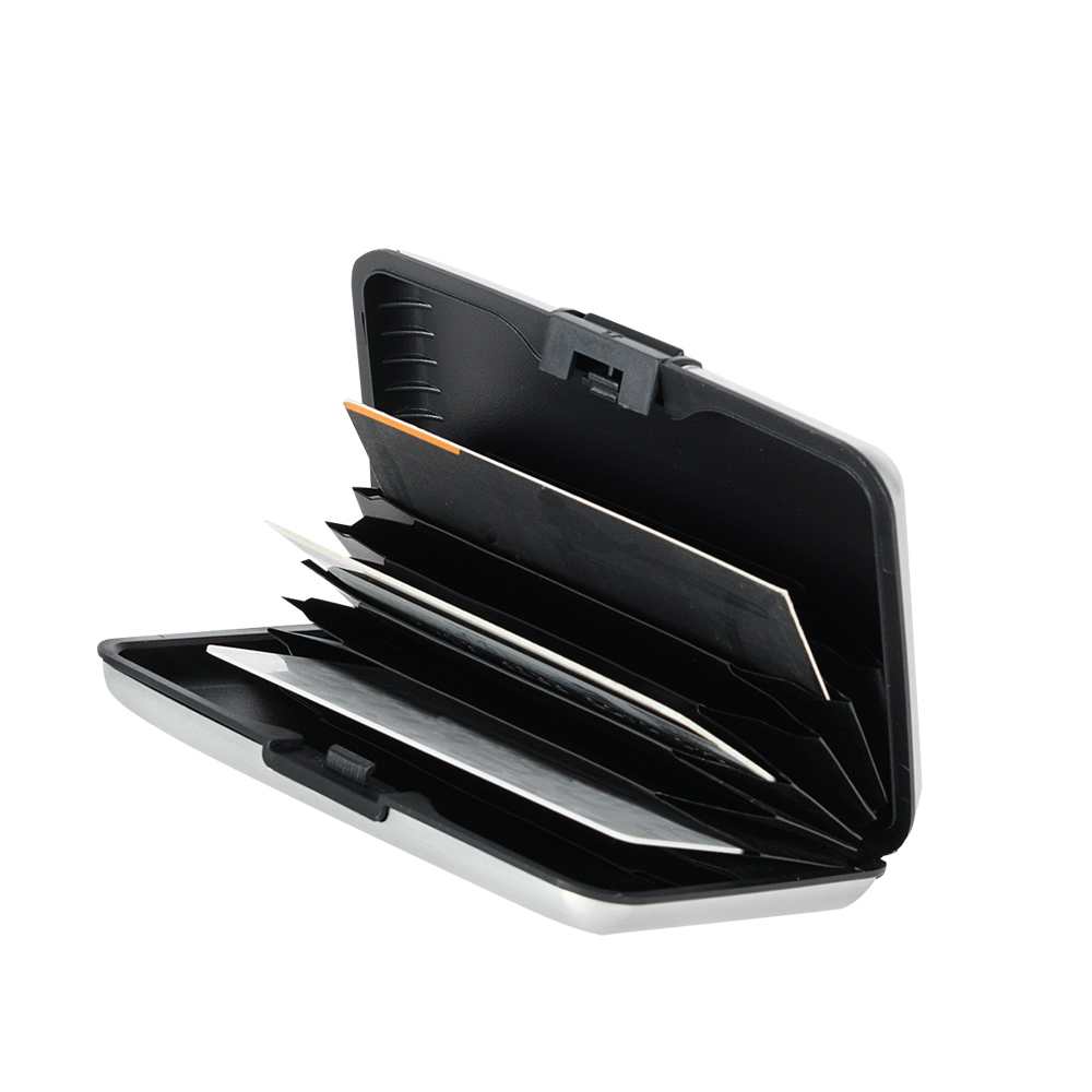 Portefeuille en aluminium avec protection RFID