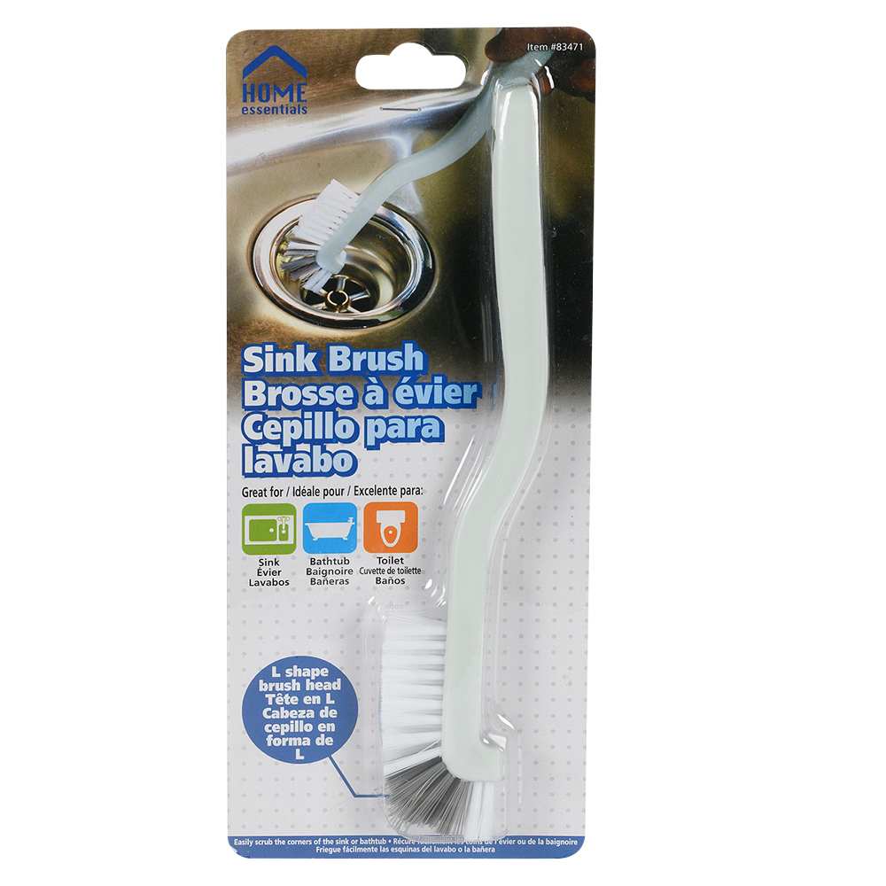 Brosse à vaisselle avec tête en L