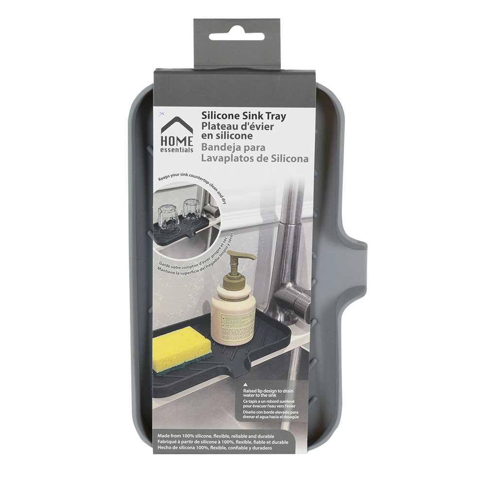 Plateau d'évier en silicone 9&nbsp;5/8&nbsp;po&nbsp;x&nbsp;5&nbsp;po