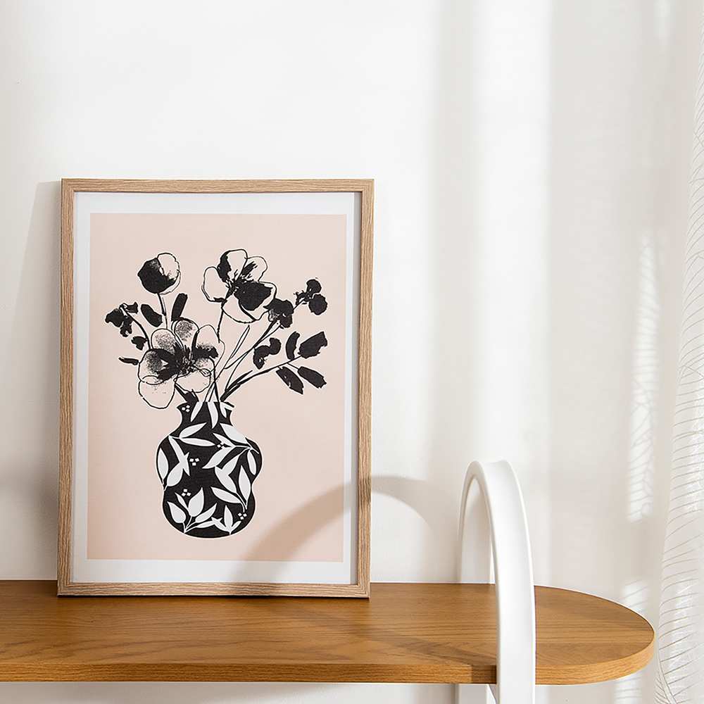 Reproduction sur toile Bouquet 11 3/4 po x 15 3/4 po ASTELLA