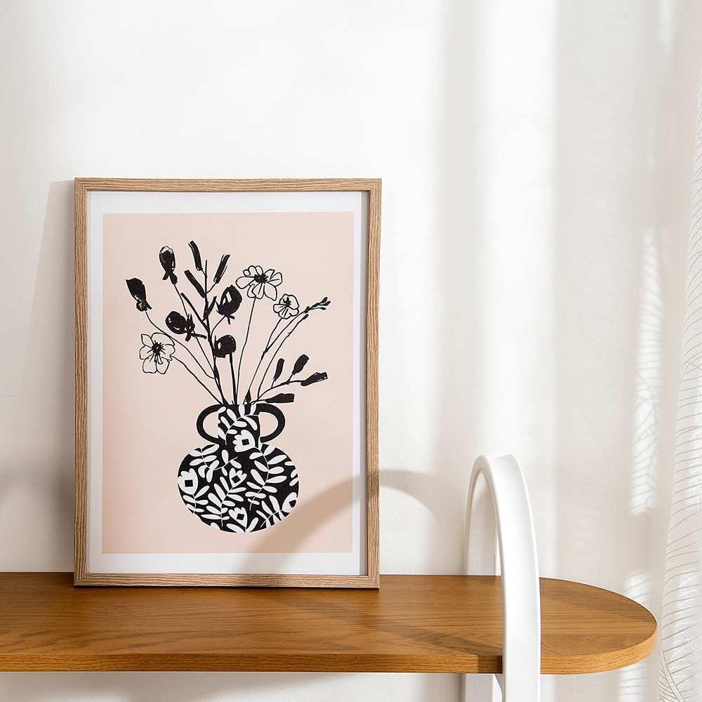 Reproduction sur toile Bouquet 11 3/4 po x 15 3/4 po ASTELLA