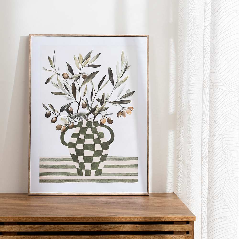 Reproduction sur toile Bouquet d'olivier 17 3/4 po x 23 5/8 po VERTUO