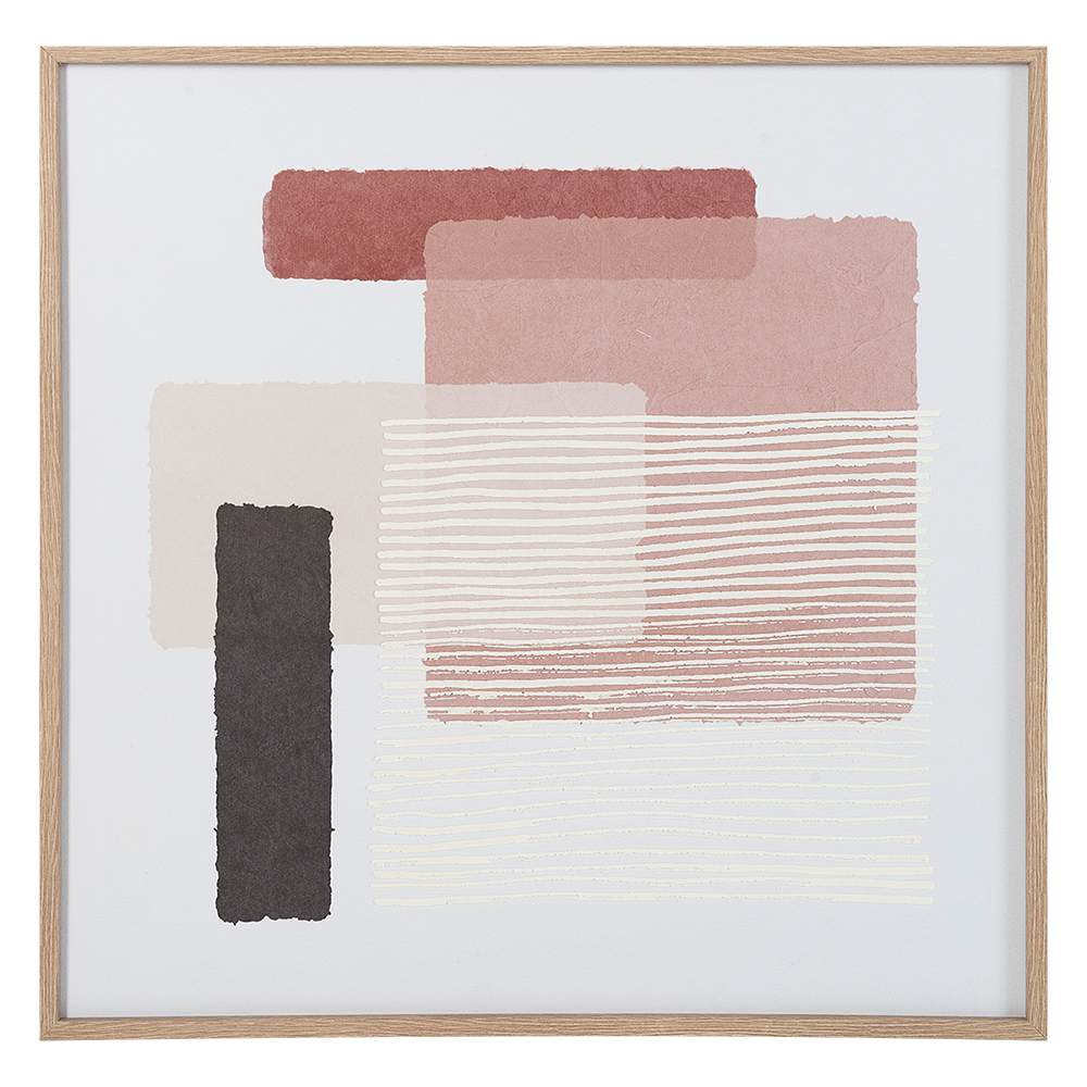 Reproduction sur toile Rectangles modernes 23 5/8 po x 23 5/8 po VERTUO