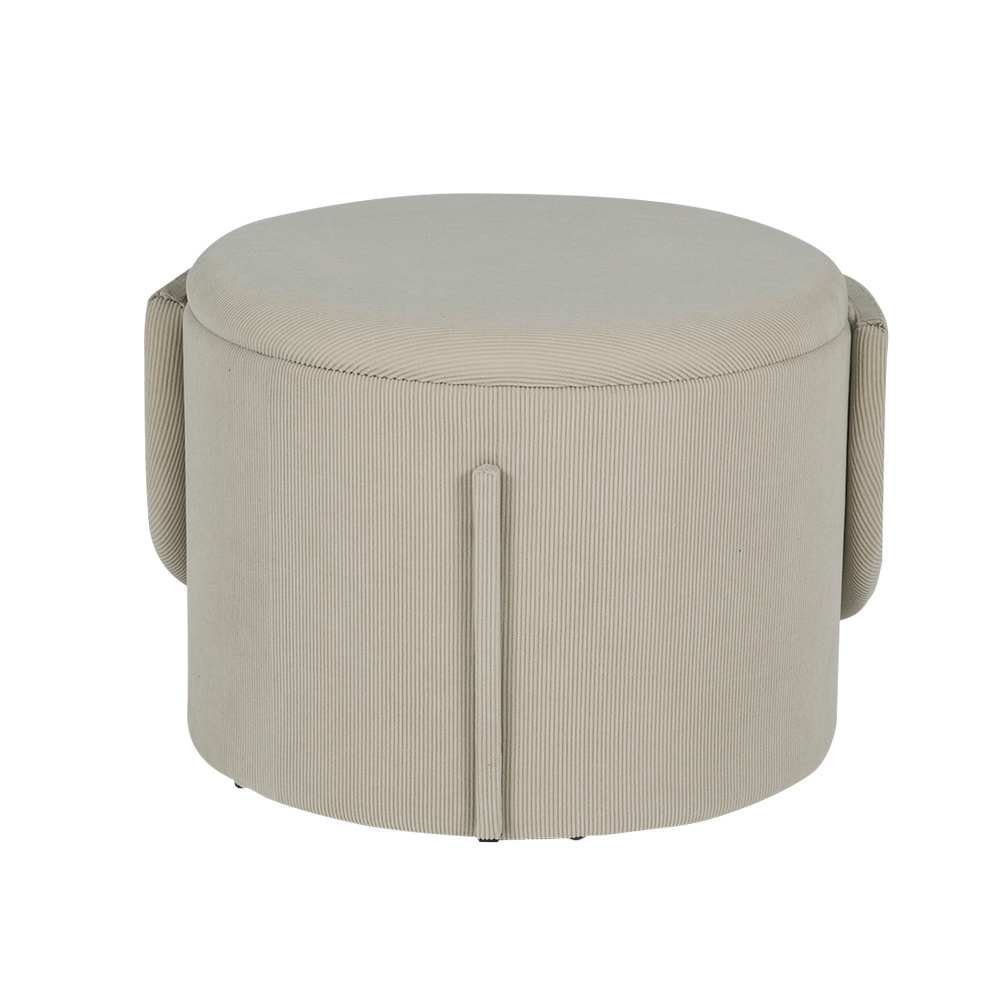Pouf 3 en 1 avec rangement beige VERTUO