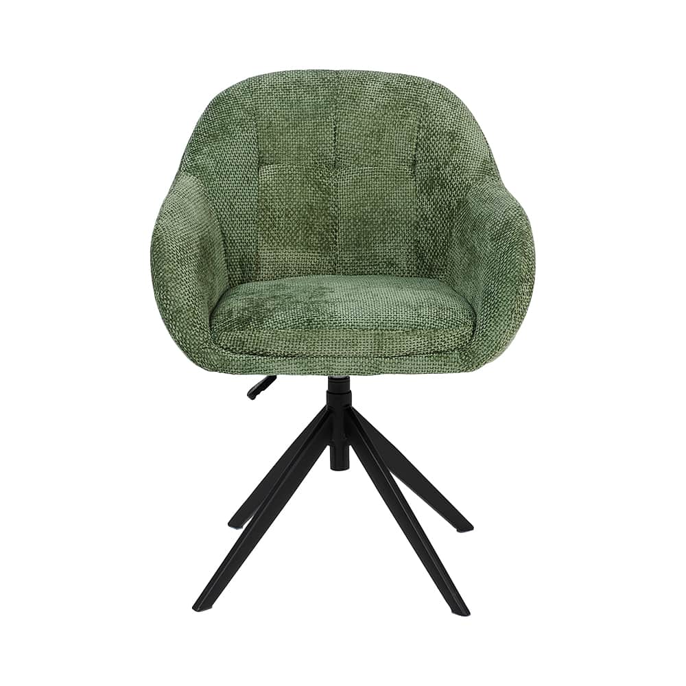 Chaise pivotante Mistral verte VERTUO
