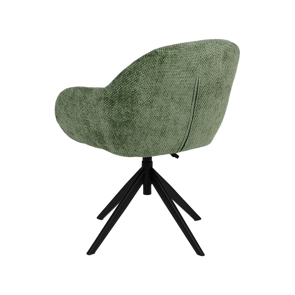 Chaise pivotante Mistral verte VERTUO