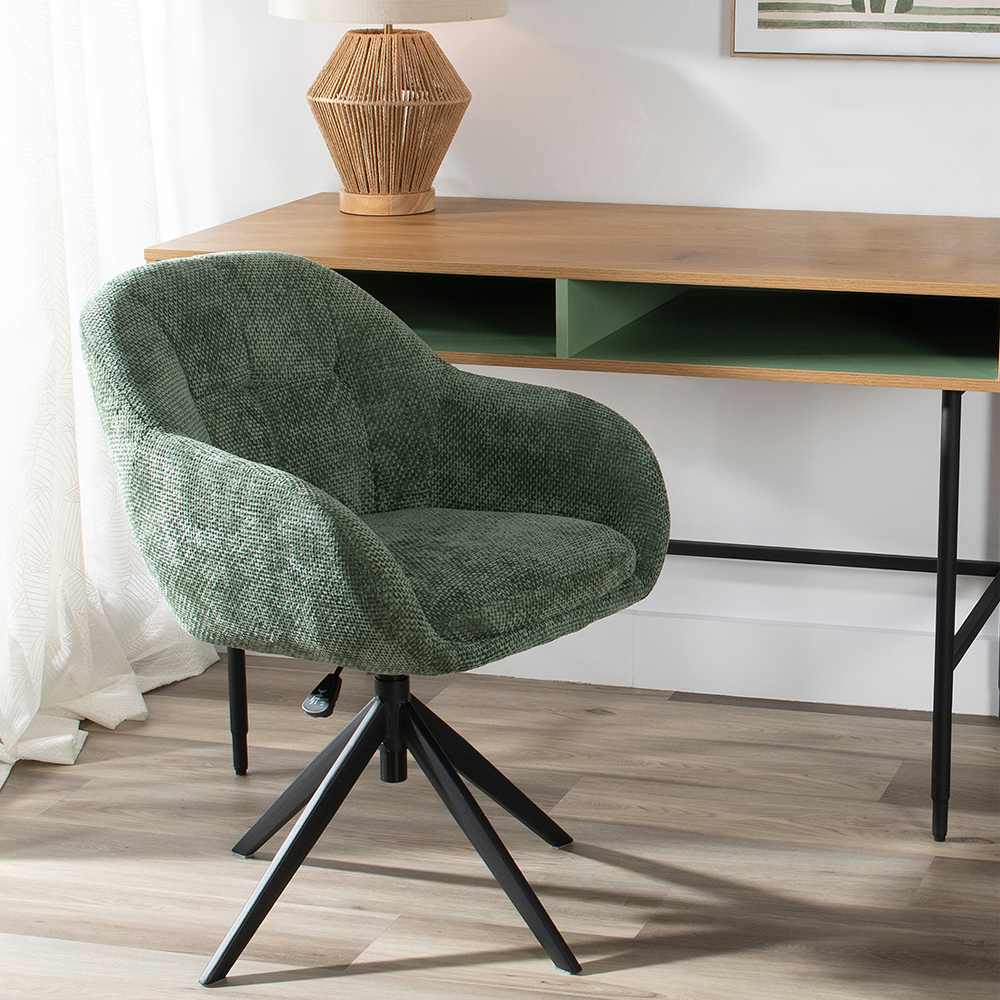 Chaise pivotante Mistral verte VERTUO