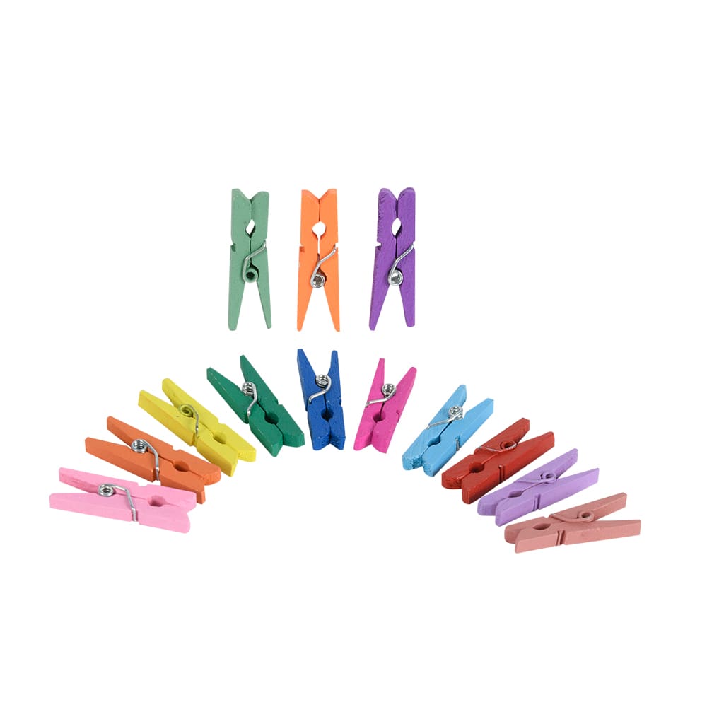 Ensemble de 100 mini épingles en bois