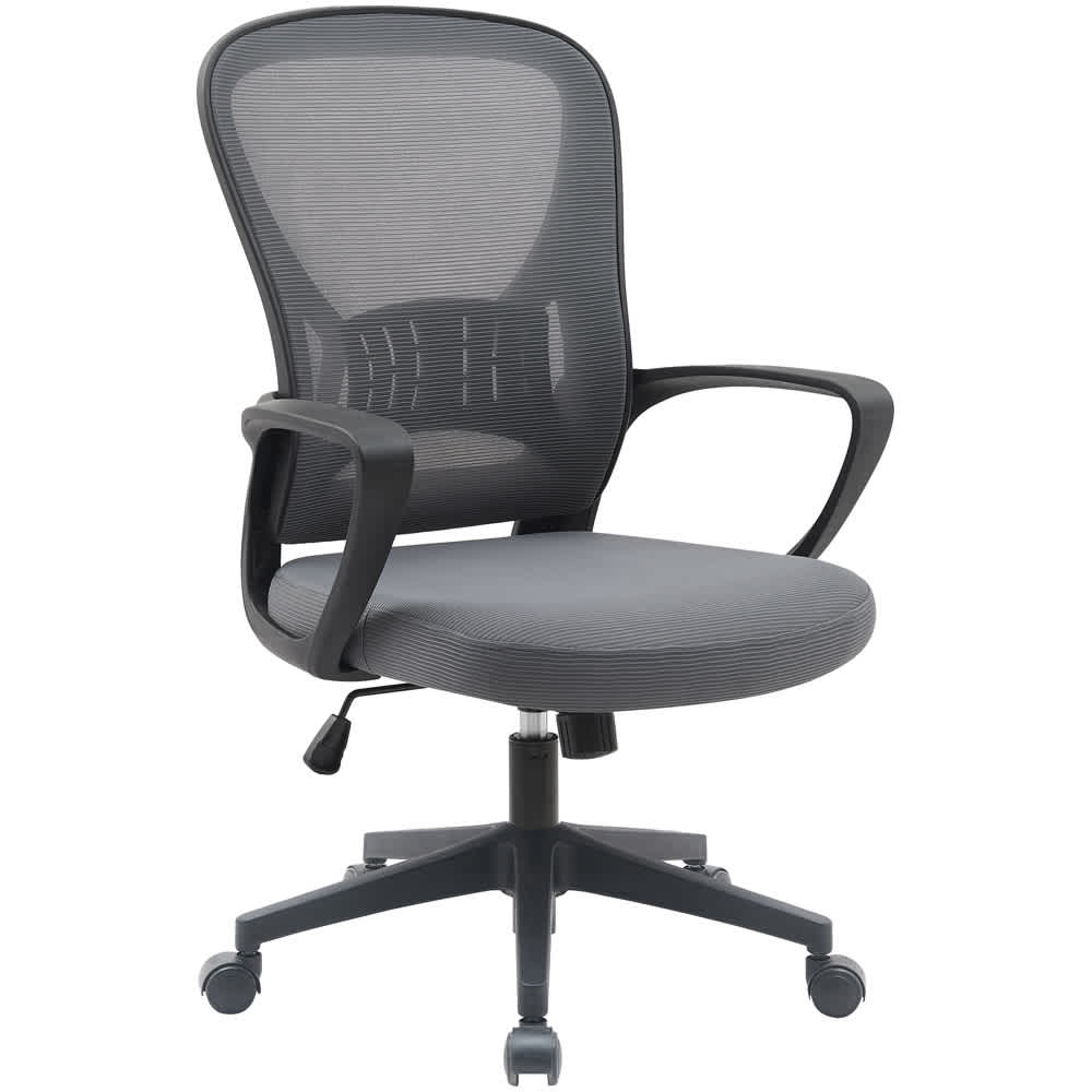 Chaise de bureau Rover grise et noire VERTUO