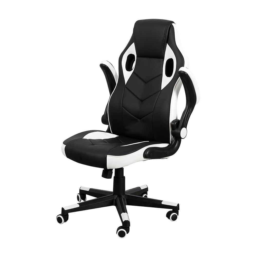 Chaise de jeu Storm noire et blanche VERTUO