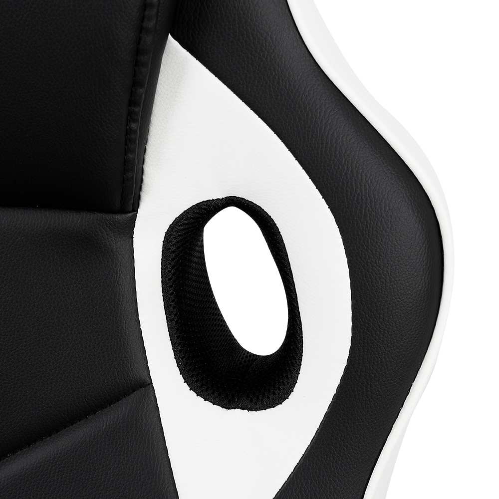 Chaise de jeu Storm noire et blanche VERTUO