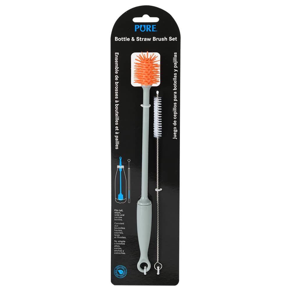 Brosses en silicone pour bouteille et paille