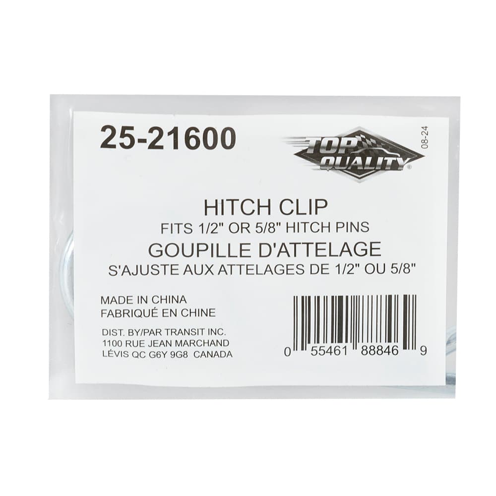 Goupille d'attelage 3&nbsp;1/2&nbsp;po zinc