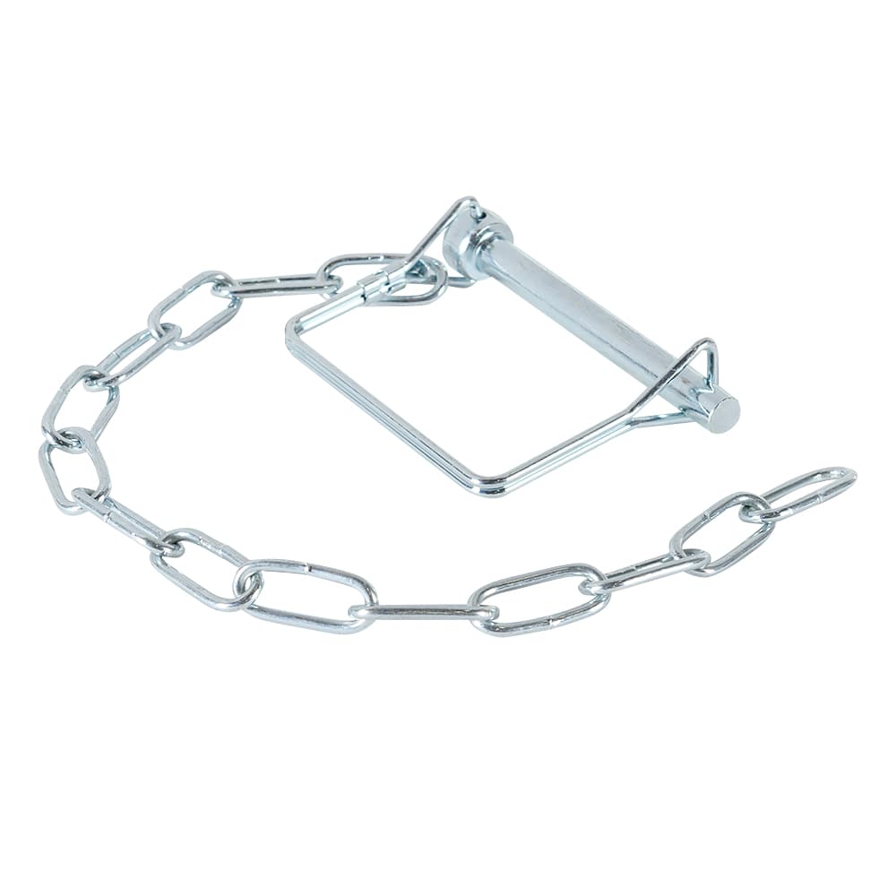 Square Safety Pin 5/16 in. x 3 in. with 12 in. Chain