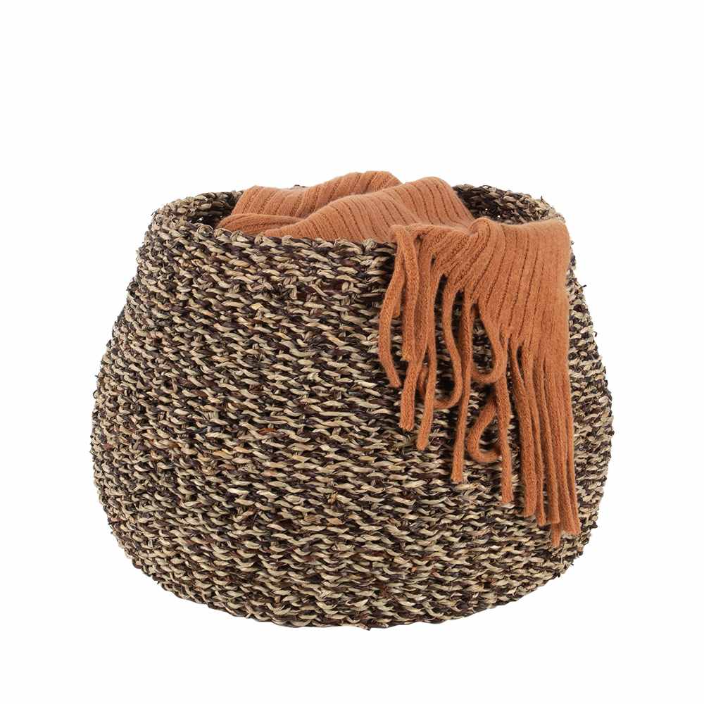 Panier de rangement en fibres naturelles 13 3/4 po VERTUO
