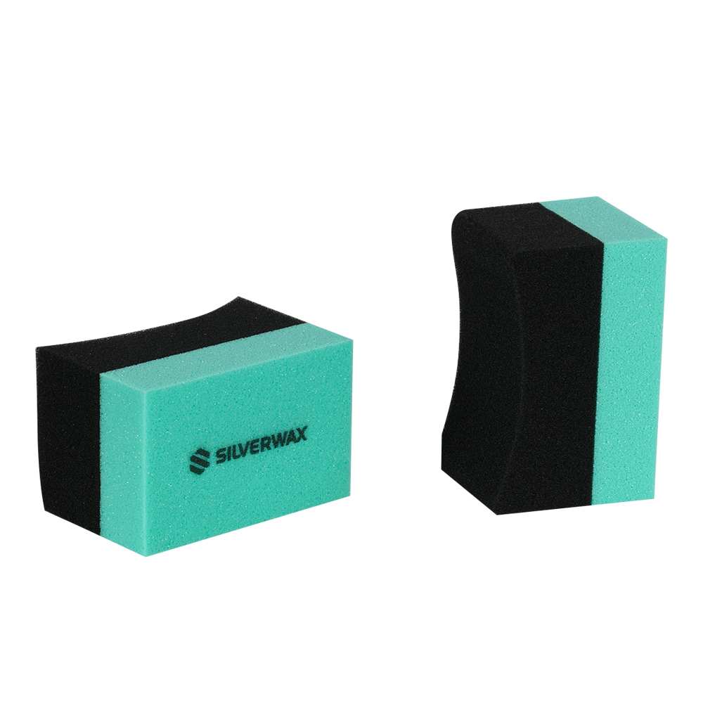 SILVERWAX Tire Dressing Applicator for Cars Pkg/2