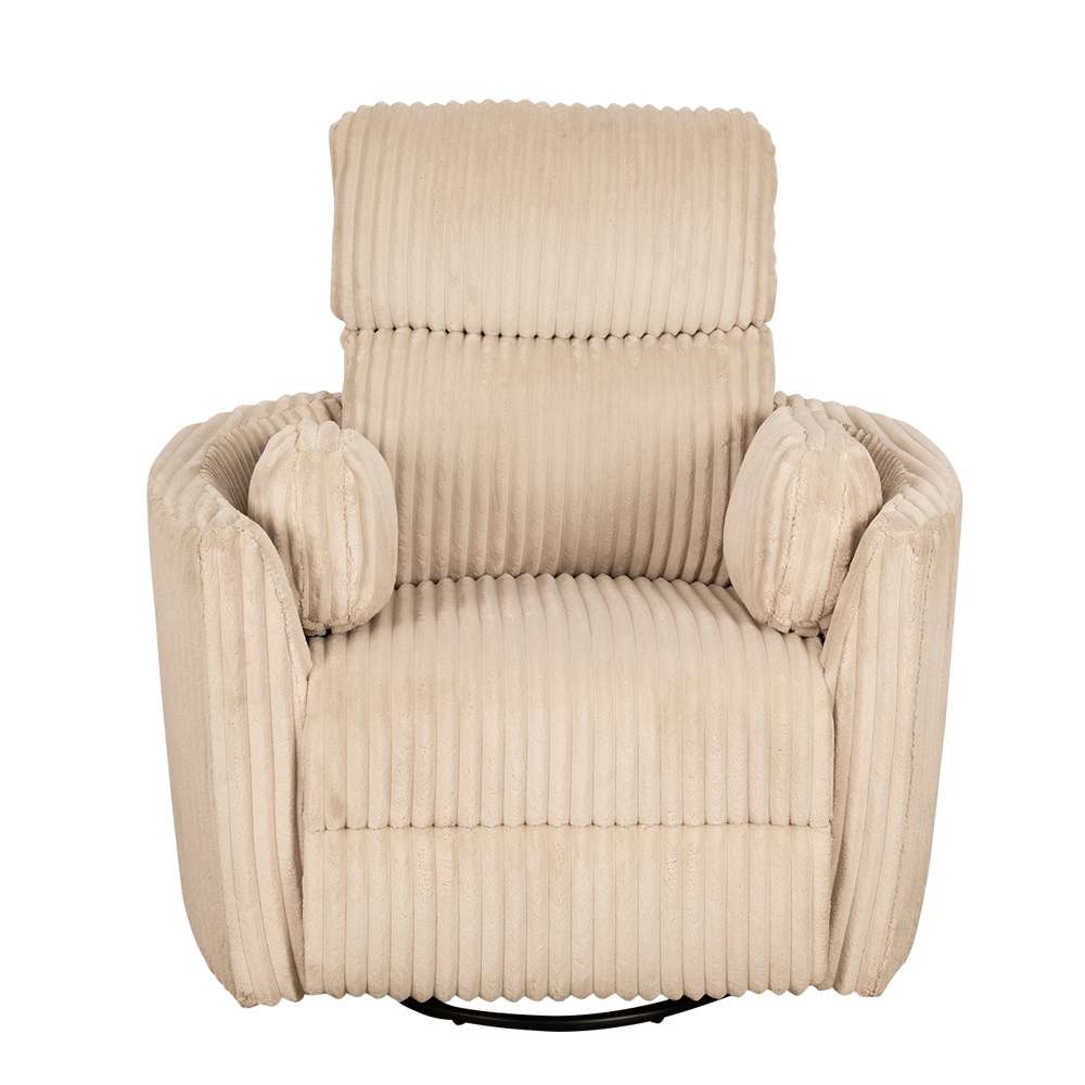 Fauteuil berçant et pivotant Huggy beige ASTELLA